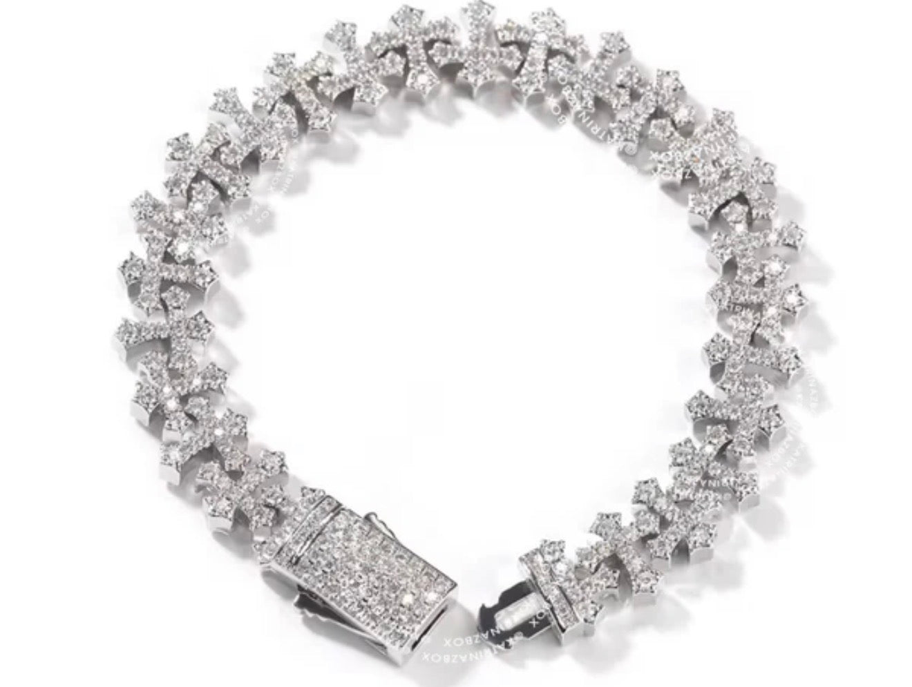 Mini Cross Tennis Bracelet