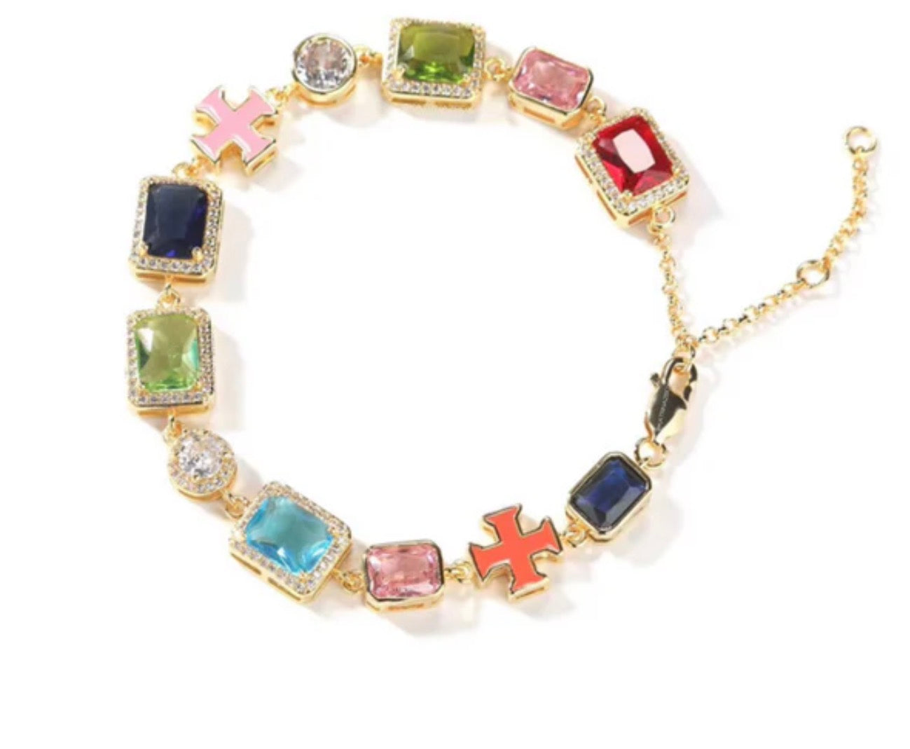Multicolor Gemstone Bracelet