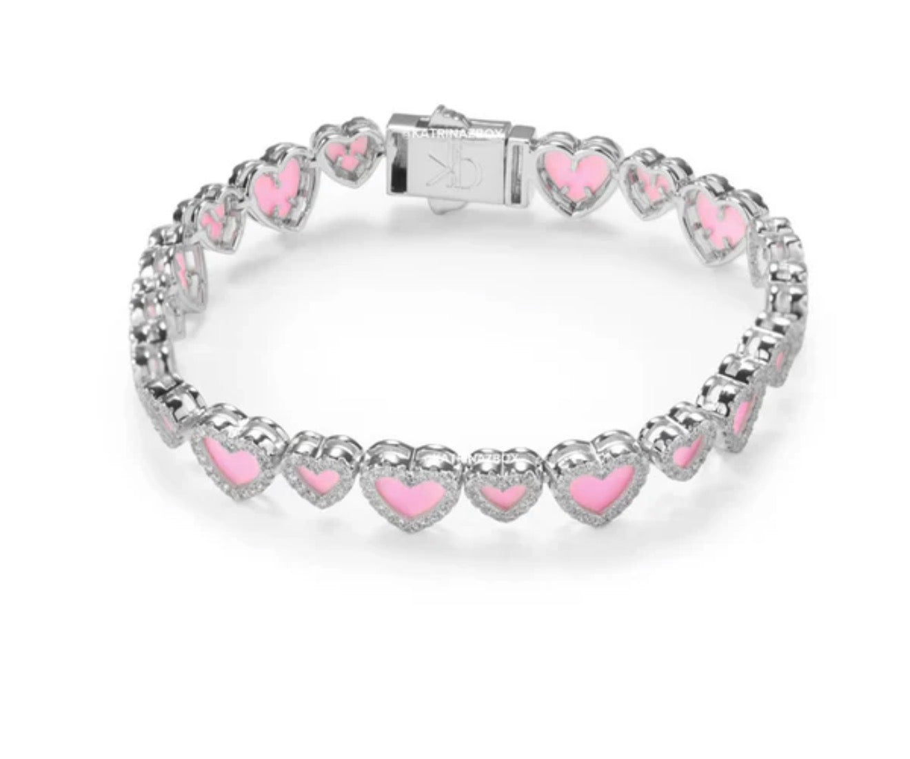 Pink Heart Bracelet