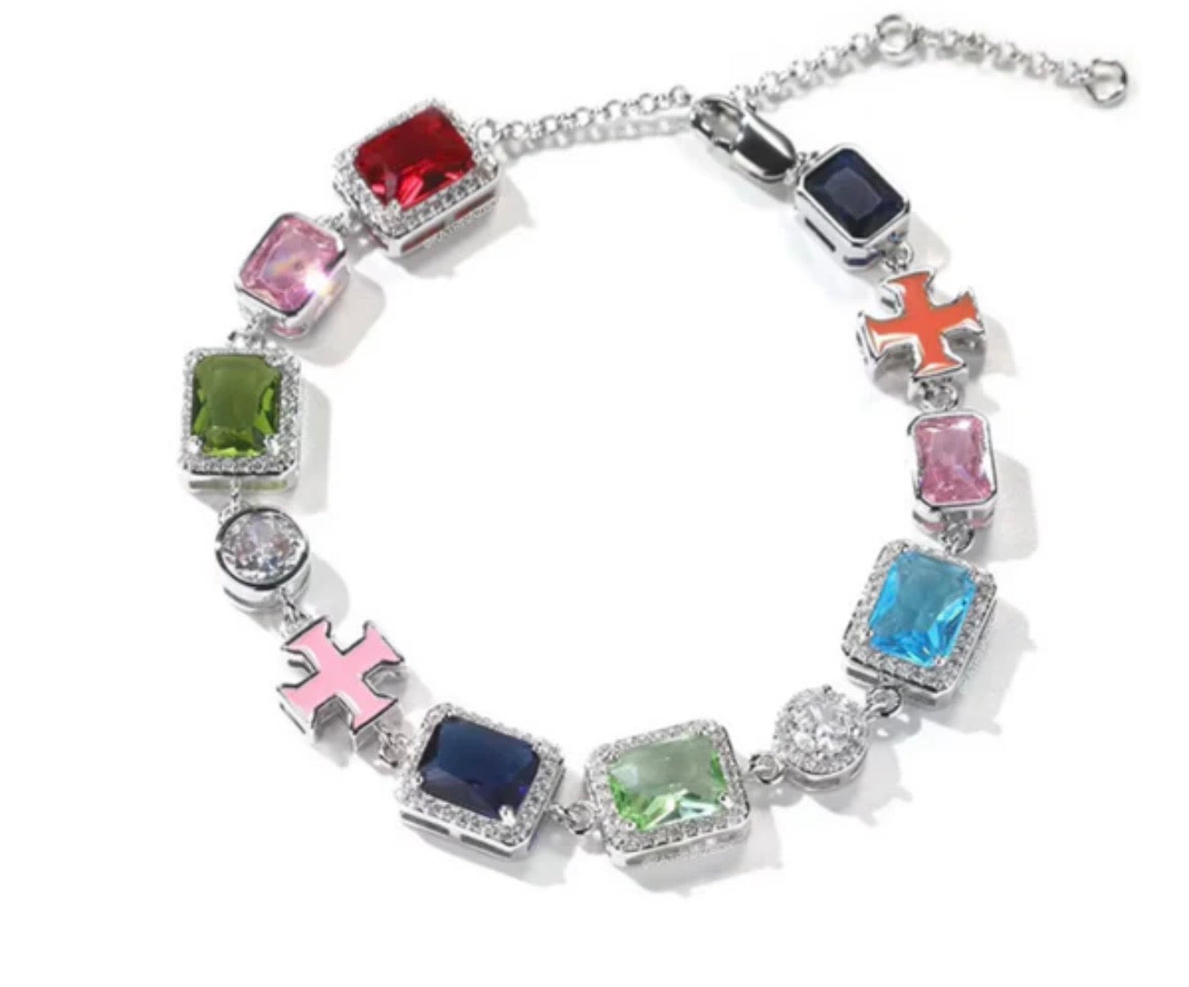 Multicolor Gemstone Bracelet