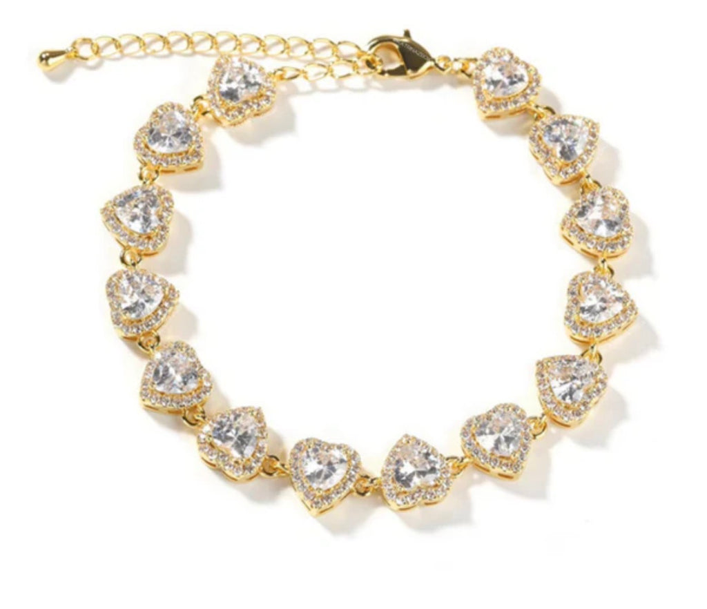 Reverse Heart Bracelet