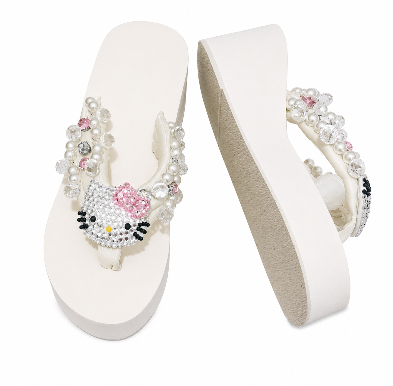 White Y2K Hello Kitty