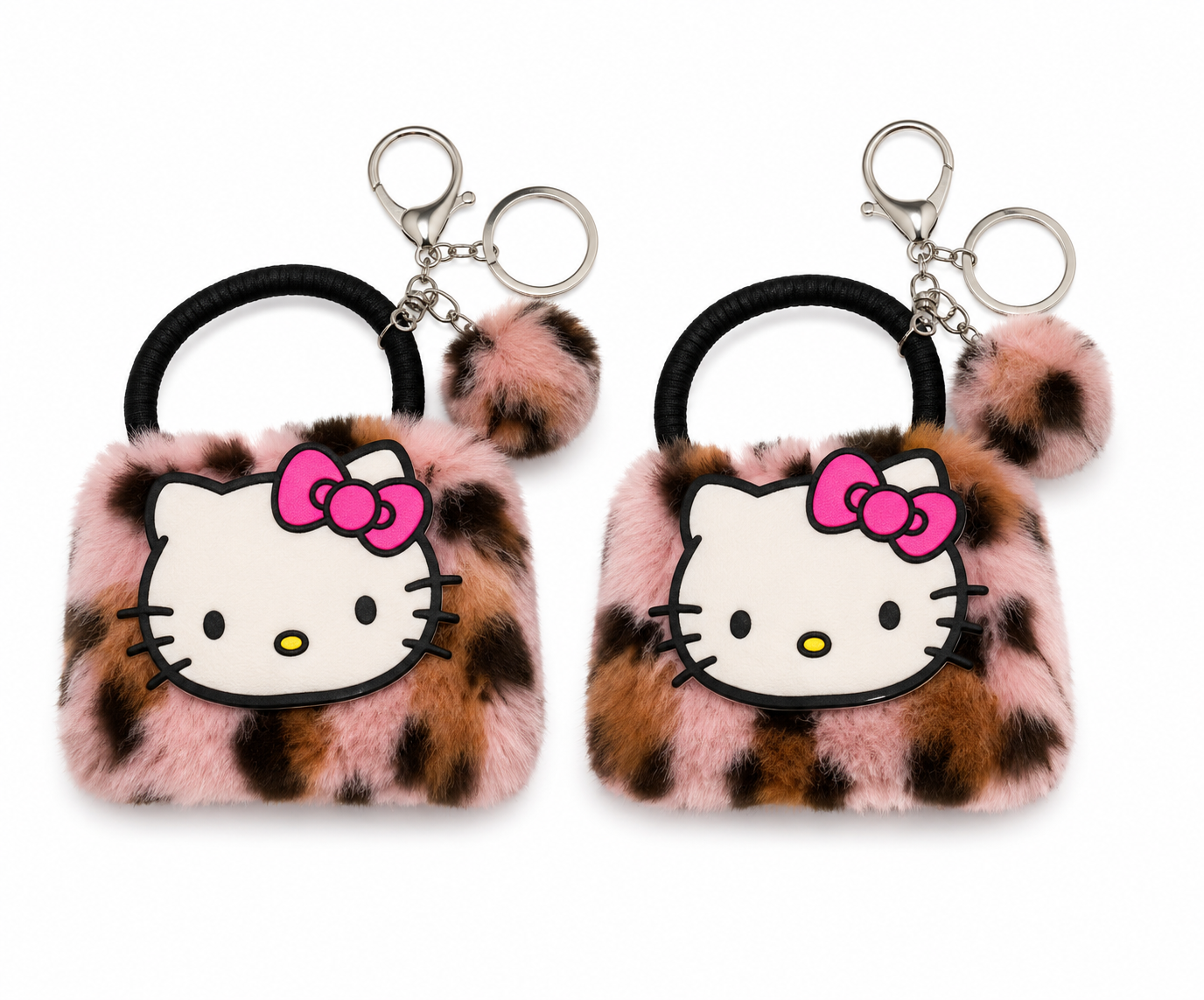 Pink Hello Kitty Keychain